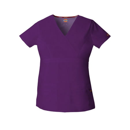 Dickies Jr. Fit Mock Wrap Top Scrub Top