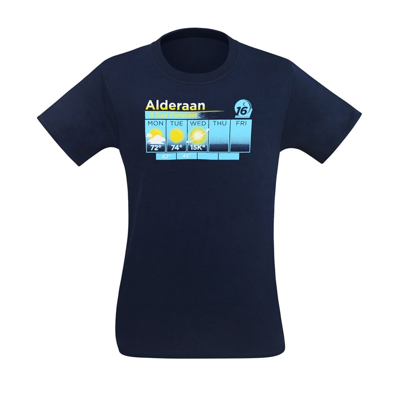 Alderaan weather shirt deals