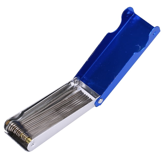 Juego de limas Bling Bling para guitarra bajo tuerca puente caja de herramientas 13 limas redondas 1 plana