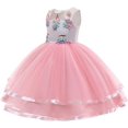 thumbnail image 3 of Talla: 4-5 años, Vestido Princesa Unicornio Infantil, Vestidos Niña, Vestido Princesa con Unicornio, Fiesta Unicornio, 3 of 5