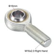 thumbnail image 3 of Uxcell Rod End Bearing Self-lubricated Joint Bearing Right Hand Male Thread Connector 16mm, 3 of 6
