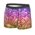 thumbnail image 2 of Kll Glitter Rainbow Men'S Cotton Boxer Briefs Underwear-Small, 2 of 9