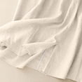 thumbnail image 6 of Fewfanhot Skirts for Women Cotton Linen Midi Skirt with Pockets Casual Flowy Swing Elastic High Waist A-Line Long Boho Skirts, 6 of 8