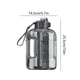 thumbnail image 3 of Botella de Agua de Gran Capacidad de 2700 Ml, Vaso Portátil de Plástico con Pajita y Correa de Transporte, Vaso Grande de 25 Cm para Deportes, Fitness y Uso Al Aire Libre (1 Unidad), 3 of 6
