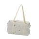 thumbnail image 4 of Bolsa de pañales, bolso de mano para mujer, bolso de trabajo, bolso de nailon, regalo para baby shower, multifunción Flor marrón, 4 of 9