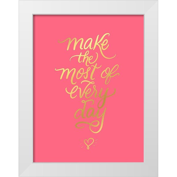 Batista, Dee 12x14 White Modern Wood Framed Museum Art Print Titled - Every Day
