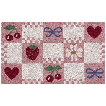 Mainstays Cross Stitch Outdoor Doormat, 18"x30"