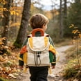 thumbnail image 5 of Colorblock Lightweight Nylon Daypack, Multi Pocket Waterproof Casual Rucksack With Padded Shoulder Straps For Outdoor Trips Picnic Day Travel Daily Carry Storage,A:8.7*5.7*9.5in, 5 of 8