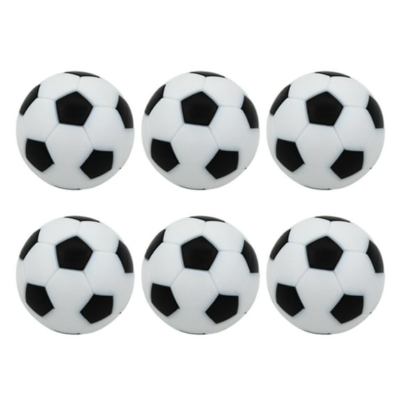 6 Pcs Table Football Soccer Ball Official 32mm Mini Table Footballs Ball