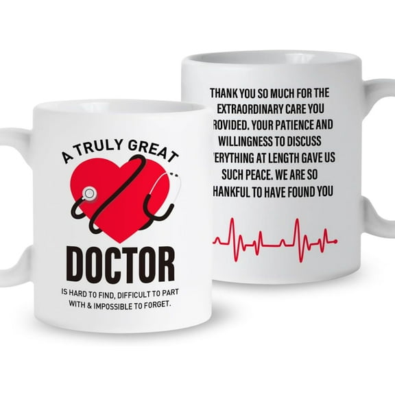 Doctor Gift Coffee Mug, a Truly Great Doctor Is Hard to Find, Doctor Appreciation Thank You Gift Christmas Birthday Retirement Gift for Dr, Ceramic 11oz