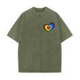 thumbnail image 4 of COSFO Crew Neck Men's Shirts Workout Cotton Love Heart Short Sleeve Tops Pullover Classic Fit Vintage Mens Graphic Tees, 4 of 5