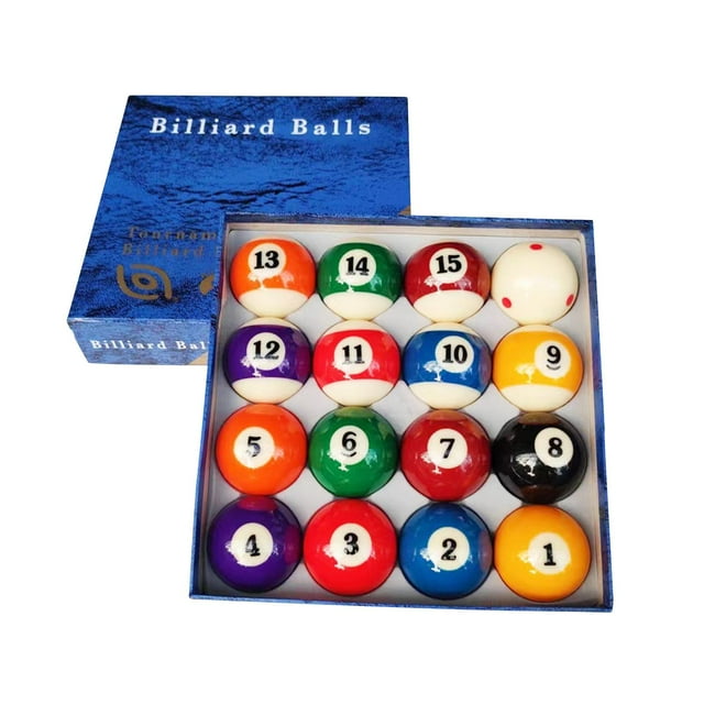 Guardoinrt Replacement Sports Recreation Game Billiard Balls 16 Balls Colorful Durable Numbered Set For Clubs Game Rooms