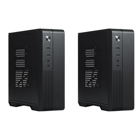 MX02 Mini ITX Computer Case HTPC Chassis USB2.0 for Office Business