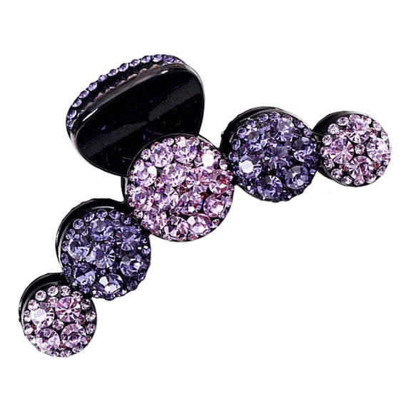 TABLZONE Elegant Hair Clips For Women Purple Acetate Resin 1Set