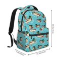 thumbnail image 2 of Fotbe Mallard Ducks Swimming In The Lake Mochila Casual con Estampado para Escuela, Viajes y Actividades al Aire Libre - Duradera, Ligera y Cómoda, 2 of 5