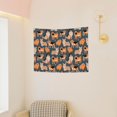 thumbnail image 3 of Hirioo Corgi Collie Pug Print Tapestry Lightweight Fabric for Bedroom Aesthetic Home Wall Dorm Décor Living Room Decor 29x37 Inch, 3 of 8