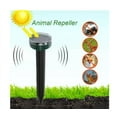 thumbnail image 3 of Topboutique Solar Mole Repellent, 2 Pack Ultrasonic Solar Power Animals Repeller Waterproof for Outdoor Garden Lawn Yard Get Rid of Moles Voles Gophers Rats Rodents, 3 of 9