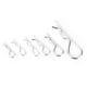thumbnail image 4 of 110PCS Kit de surtido de chavetas Pin de chaveta ondulada de acero inoxidable tipo R Pasador de chaveta galvanizado Accesorio de herramientas manuales Ecomeon no, 4 of 6