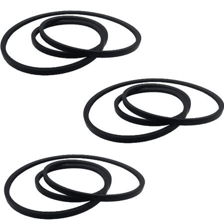 Replacement Drive Belt Set of 3 Belts for Delta 49-124 Unisaw 3450 RPM
