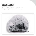 thumbnail image 5 of 2-Pack Plush Microphone Windshield Covers with Furry Foam Windscreens for Noise Reduction and Improved Clear Sound Quality, 5 of 6