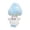 C, variant on PP Cotton Glowing Mushroom Plush Toy with LED Light for Creative Nighttime Home Decoration