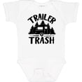 thumbnail image 3 of Inktastic Trailer Trash- Camping Humor Boys or Girls Baby Bodysuit, 3 of 5