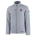 thumbnail image 2 of Men's Cutter & Buck Gray Chicago Bears Evoke Eco Softshell Recycled Full-Zip Jacket, 2 of 3