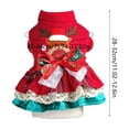 thumbnail image 3 of PONPRNGY Christmas Outfit and Costume - Funny Puppy Dress with Bow for Small s, 3 of 7