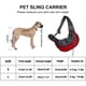thumbnail image 5 of Bolsa transportadora para mascotas, bolsa transportadora para perros pequeños y gatos, segura, reversible, cómoda, lavable a máquina, bolsa ajustable, un solo hombro, 5 of 8