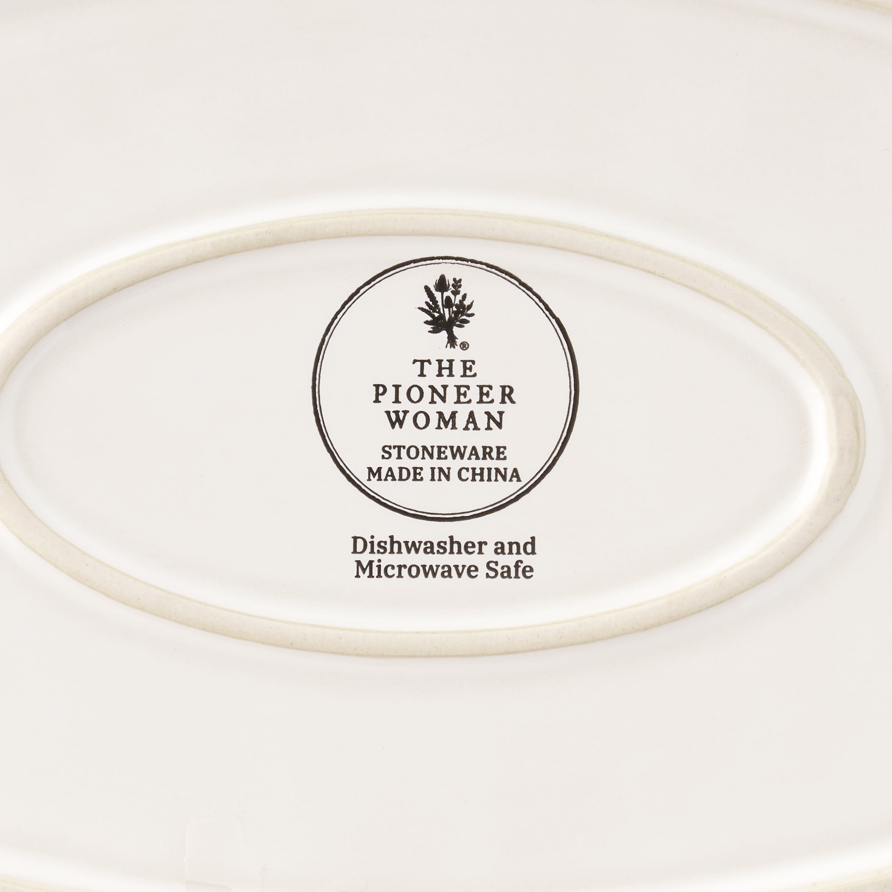 The Pioneer Woman Colette Stoneware 14-inch Serving Tray, Cream