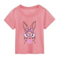 thumbnail image 2 of TSADFHJI Girl Tops 10-12 Summer Girl Tops Size 10-12 Preppy Easter Bunny Shirt Toddler Boys Girls Happy Easter T Shirt Kids Cute Bunny Rabbit Graphic Tees Tops 3-4 Years, 2 of 3