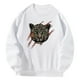 thumbnail image 3 of Sudadera para mujer, sudadera con cuello redondo, disfraces de otoño, traje de regalo de año Nuevo estampado, camisetas informales holgadas de manga , l L, 3 of 10