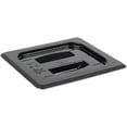 thumbnail image 4 of TrueCraftware- 1/6 Size Solid Polycarbonate Handled Food Pan Lid Black Color- Food Storage Container Cover Restaurant Commercial Hotel Pans Cover for Food Prep Fruits Vegetables Beans Corns, 4 of 5