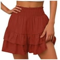 thumbnail image 1 of Shorts Larges Unis pour Femmes - Rayonne Douce, Adaptés pour Décontracté/sport, Lavable en Machine, 1 of 5