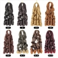 thumbnail image 5 of Large Curl Ponytail Extension - Bubble Braid Hair Extension for Women, Synthetic Double Ponytail Wig, Big Wave Hairpiece, Faux Braid Hair Extension, Long Curly Ponytail, Fashion Hairpiece, Party, 5 of 9