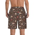 thumbnail image 3 of Naloa Dachshund Dog Puppy Men's Beach Shorts, Surfing shorts, Swim trunks, Quick Dry Swim Trunks for Surfing Beach Fun - X-Large, 3 of 9