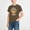 Brown, variant on 4Th Of July Tshirts for Boys Short Sleeve Crew Neck Summer Trendy T-Shirts Clothes for Teen Boys Green, Size 2T-13