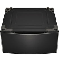 LG WDP5B 29 inch Black Steel Laundry Pedestal With Storage Drawer