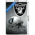 thumbnail image 3 of NFL Las Vegas Raiders – Helmet 20 Wall Poster with Push Pins, 14.725" x 22.375", 3 of 3