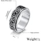 thumbnail image 5 of SINLEO Anillo de ansiedad de acero inoxidable con nudo celta, anillo giratorio para hombres y mujeres, anillos inquietos, herramienta para aliviar el estrés, joyería para la ansiedad, 5 of 5