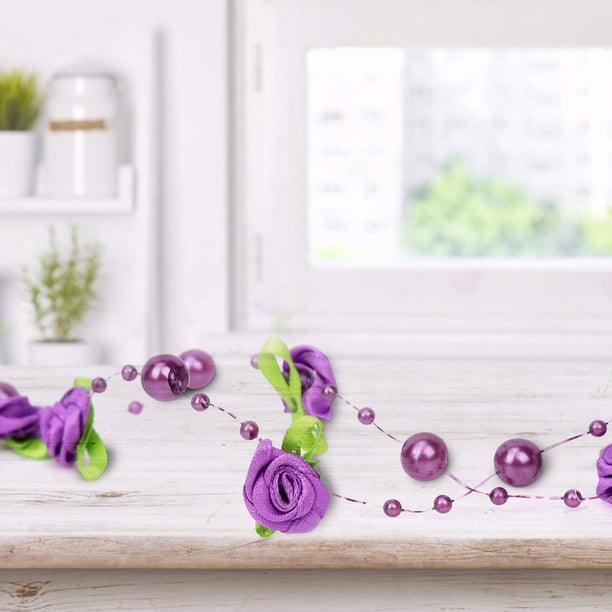 Ramo de flores artificiales NikouMX Flores falsas de 5 m