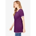 thumbnail image 3 of Woman Within Plus Size Layered-Look Tee, 3 of 6