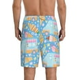 thumbnail image 2 of Balery Icecream Truck Men's Cotton Knit Pajama Shorts Waistband & Pockets,Short Pajama Pants-4X-Large, 2 of 8