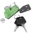 thumbnail image 1 of Helmet Lock Security Helmet Lock Helmet Lock For Kawasaki Aluminium Alloy Anti Theft Helmet Lock Fits For Kawasaki Z800 ZR800Green ANGGREK JB1616, 1 of 8
