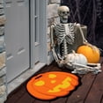 thumbnail image 5 of LHWEN Halloween Themed Carpet Imitation Floor Mat Door Mat Anti Slip Pumpkin Perfect Gift for Thanksgiving Christmas Birthday Party Soft Texture Living Room Dining Room Bedroom Entrance Kitchen, 5 of 9