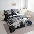 thumbnail image 2 of Feelyou Lodge Cabin Twin Bedding Sets 7pcs, Adventure Bedding Comforter Set, 2 of 7
