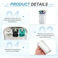 thumbnail image 3 of Uxcell 2Pcs 50+5MFD CBB65 Run Start Capacitor 50+5uF, 370/440V Oval AC Capacitor for AC Motor Run, HVAC, Air Conditioner, Condenser Motors, 3 of 5