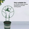 thumbnail image 4 of Bird Garden Trellis for Climbing Plant Round Plant Vine Trellis Iron Support Frame with Rustproof Coating Plants Climbing Holder Rack, 4 of 8
