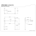 thumbnail image 3 of Kingston Brass VPB13682 Stainless Steel Console Sink Legs in Polished Brass, 3 of 5