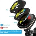 thumbnail image 4 of Guitar Tuner Rechargeable Clip On LED Color Display Tuner for All Instruments - Guitar, Violin, Ukulele & Chromatic Tuning Modes, Fast & Accurate, Easy to Read, Professional and Beginner, 4 of 8